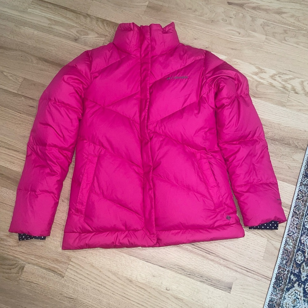Columbia  Girls' Winter Omni-shield  Quilted Down Jacket size 14-16